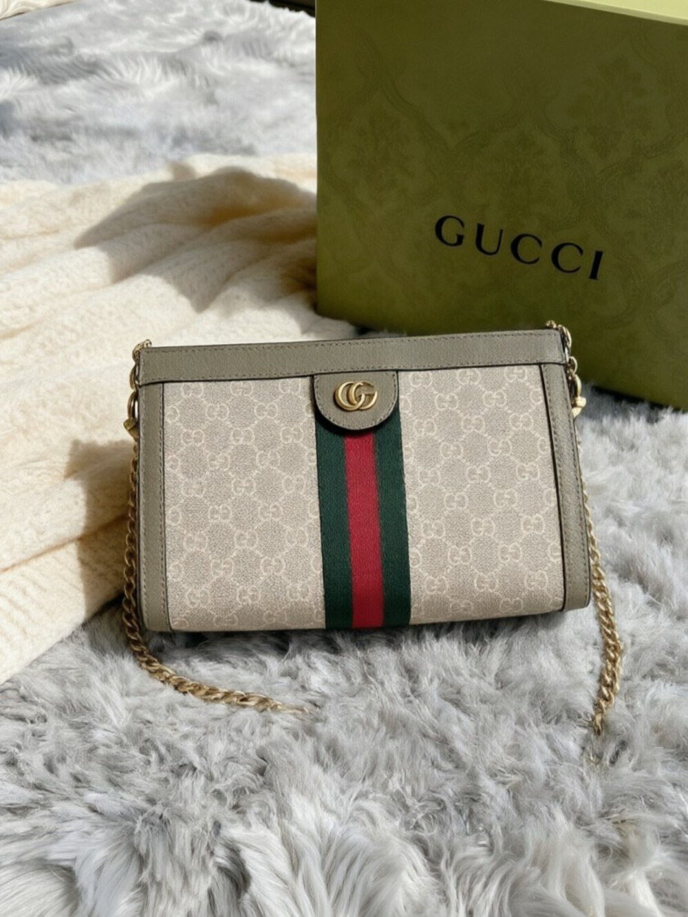 GUCCI Ophidia GG small shoulder bag